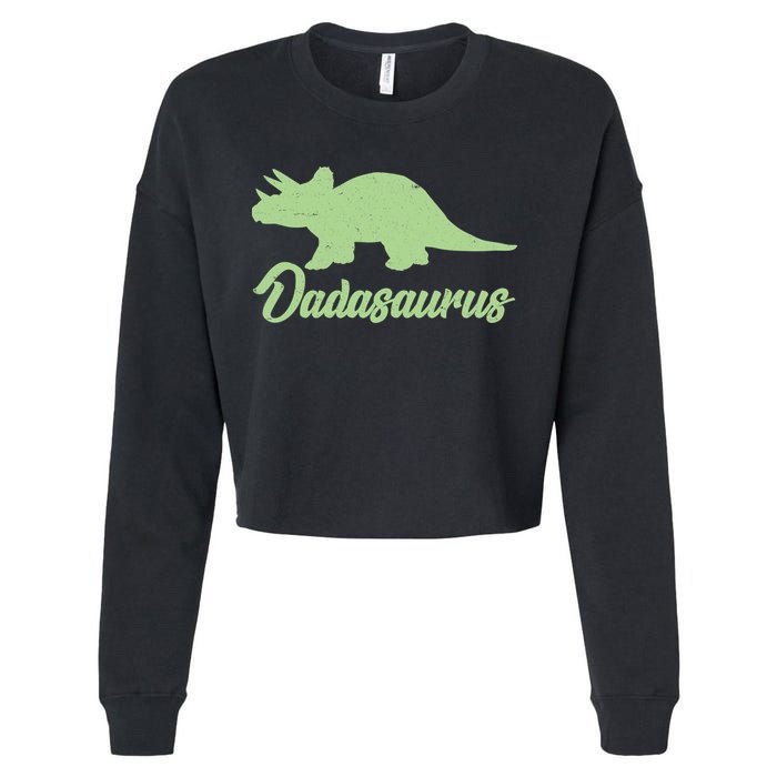 Dadasaurus Cropped Pullover Crew