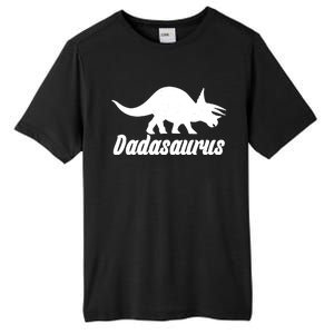 Dadasaurus Dinosaur Father's Day Tall Fusion ChromaSoft Performance T-Shirt