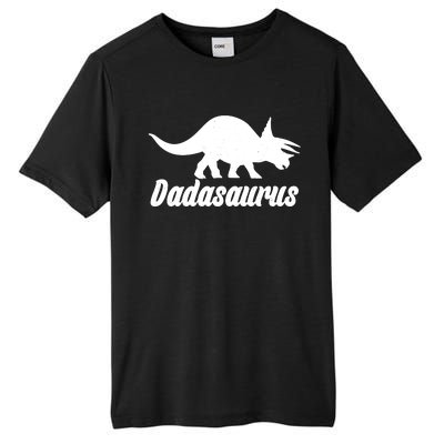 Dadasaurus Dinosaur Father's Day Tall Fusion ChromaSoft Performance T-Shirt