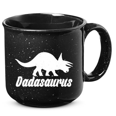 Dadasaurus Dinosaur Father's Day 15oz Campfire Ceramic Mug