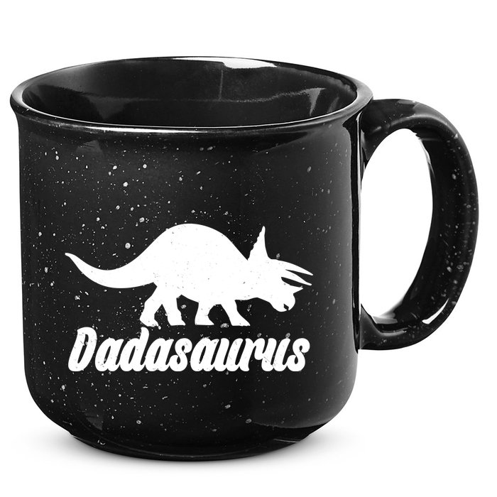 Dadasaurus Dinosaur Father's Day 15oz Campfire Ceramic Mug