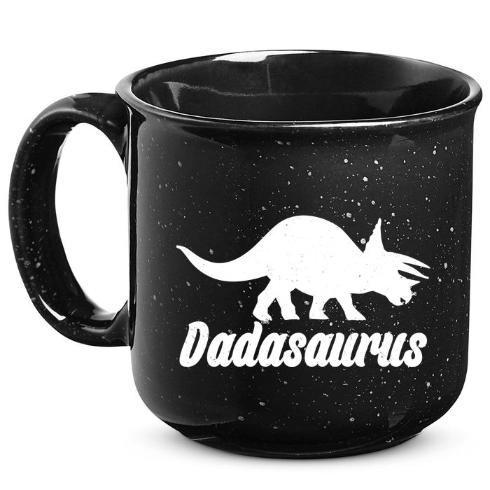 Dadasaurus Dinosaur Father's Day 15oz Campfire Ceramic Mug