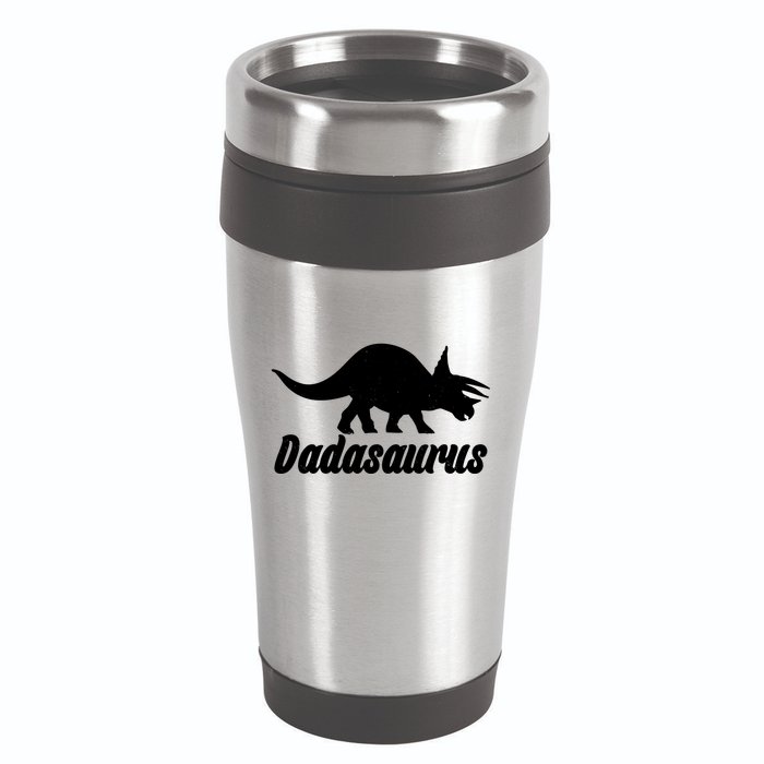 Dadasaurus Dinosaur Father's Day 16oz Travel Tumbler
