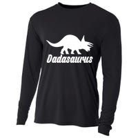 Dadasaurus Dinosaur Father's Day Cooling Performance Long Sleeve Crew