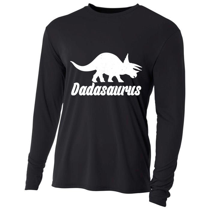 Dadasaurus Dinosaur Father's Day Cooling Performance Long Sleeve Crew