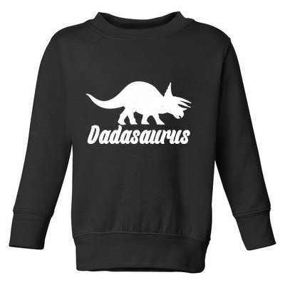 Dadasaurus Dinosaur Father's Day Toddler Sweatshirt