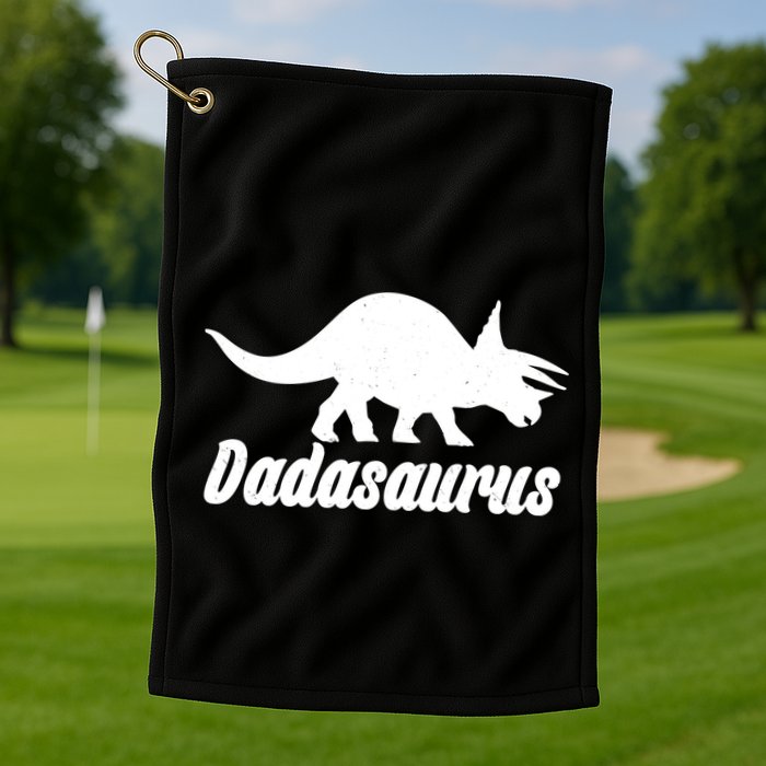 Dadasaurus Dinosaur Father's Day Golf Towel