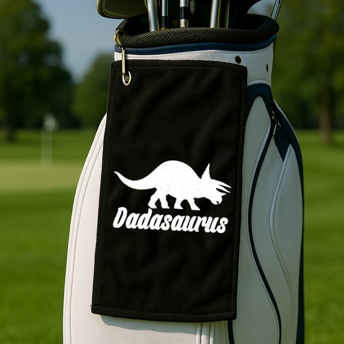 Dadasaurus Dinosaur Father's Day Golf Towel