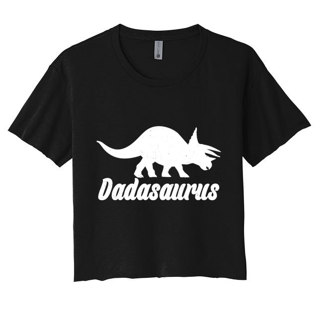Dadasaurus Dinosaur Father's Day Crop Top