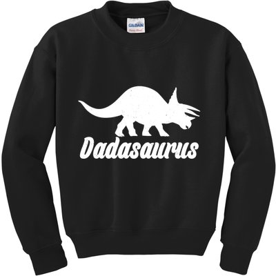 Dadasaurus Dinosaur Father's Day Kids Sweatshirt