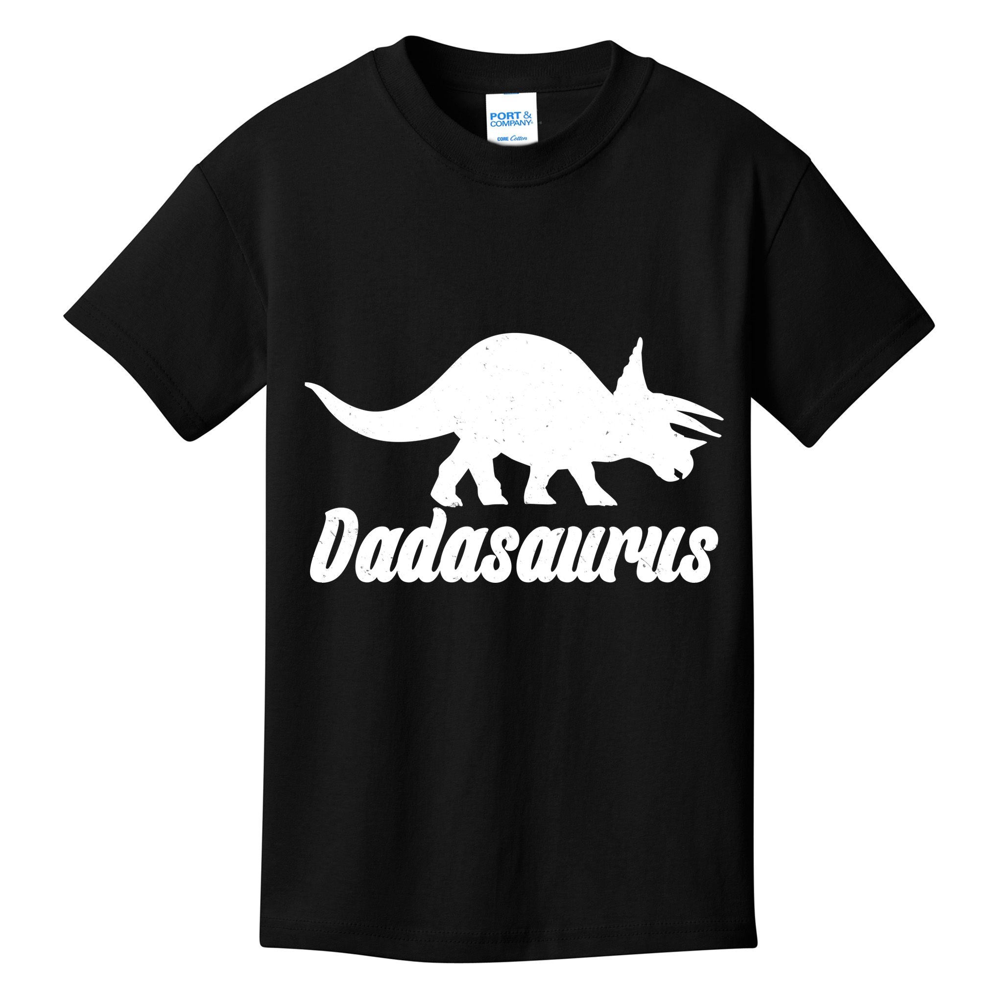 Dadasaurus Dinosaur Father's Day Kids T-Shirt
