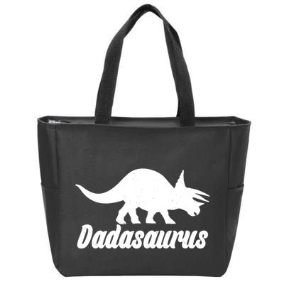 Dadasaurus Dinosaur Father's Day Zip Tote Bag