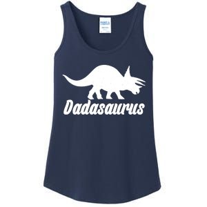 Dadasaurus Dinosaur Father's Day Ladies Essential Tank