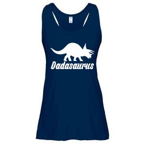 Dadasaurus Dinosaur Father's Day Ladies Essential Flowy Tank