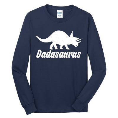 Dadasaurus Dinosaur Father's Day Tall Long Sleeve T-Shirt