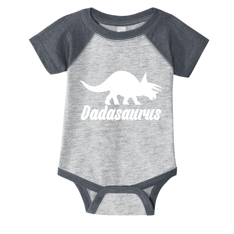 Dadasaurus Dinosaur Father's Day Infant Baby Jersey Bodysuit