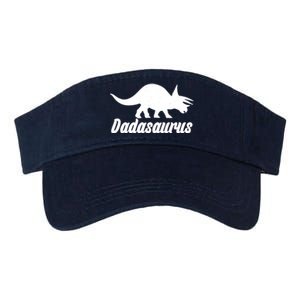 Dadasaurus Dinosaur Father's Day Valucap Bio-Washed Visor