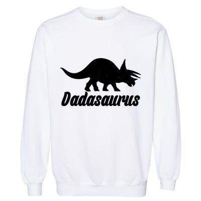 Dadasaurus Dinosaur Father's Day Garment-Dyed Sweatshirt