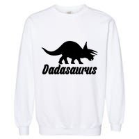 Dadasaurus Dinosaur Father's Day Garment-Dyed Sweatshirt