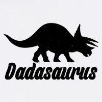 Dadasaurus Dinosaur Father's Day Garment-Dyed Sweatshirt