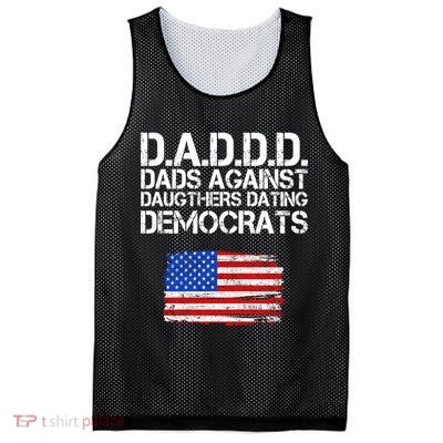 DADDD Dads Against Daughters Dating Democrats Mesh Reversible Basketball Jersey Tank