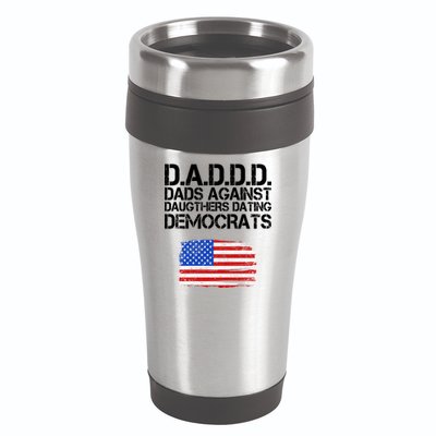 DADDD Dads Against Daughters Dating Democrats 16oz Travel Tumbler