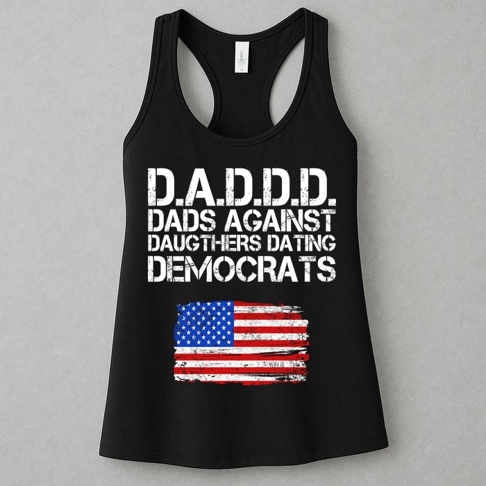 DADDD Dads Against Daughters Dating Democrats Womens Tank Top