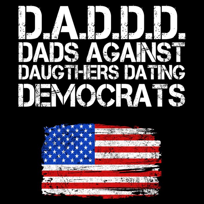DADDD Dads Against Daughters Dating Democrats Womens Tank Top
