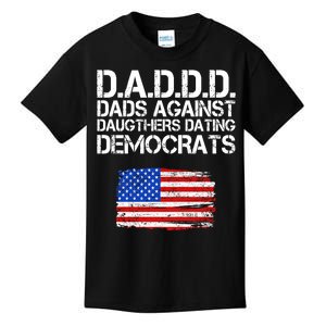 DADDD Dads Against Daughters Dating Democrats Kids T-Shirt