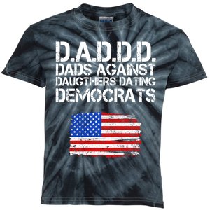 DADDD Dads Against Daughters Dating Democrats Kids Tie-Dye T-Shirt