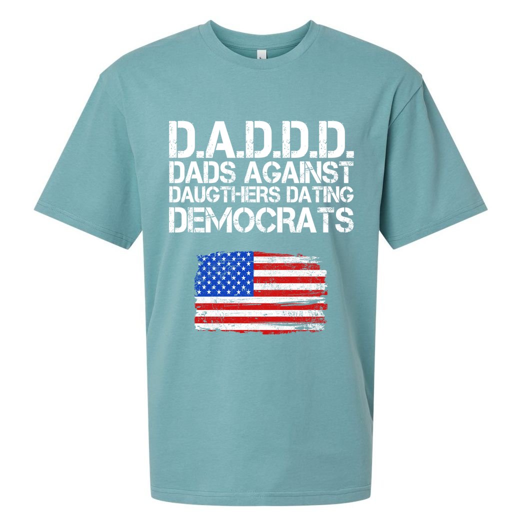 DADDD Dads Against Daughters Dating Democrats Sueded Cloud Jersey T-Shirt