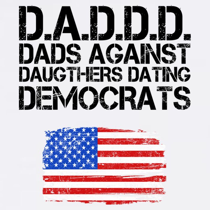 DADDD Dads Against Daughters Dating Democrats Garment-Dyed Sweatshirt