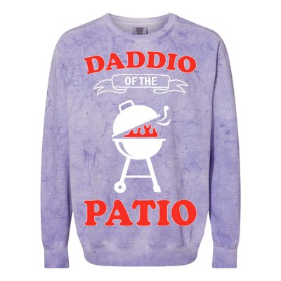 Daddio Of The Patio  Colorblast Crewneck Sweatshirt