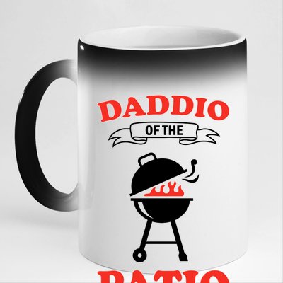 Daddio Of The Patio  11oz Black Color Changing Mug