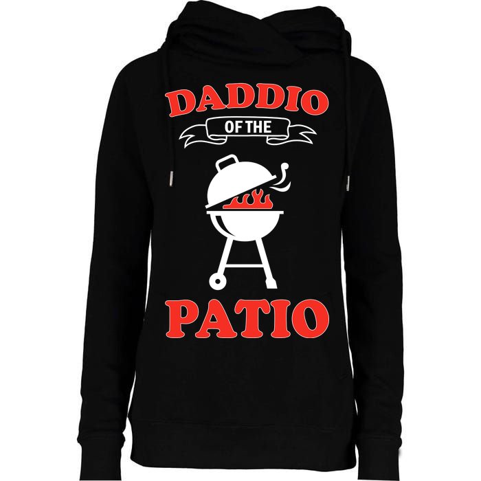 Daddio Of The Patio  Womens Funnel Neck Pullover Hood