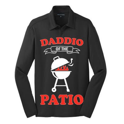 Daddio Of The Patio  Silk Touch Performance Long Sleeve Polo