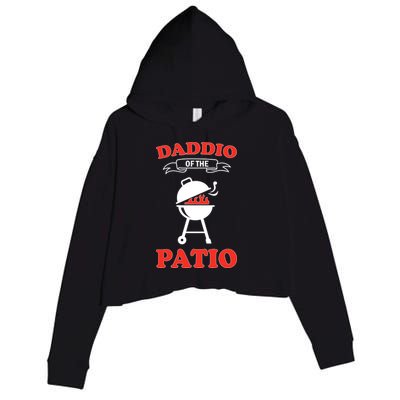 Daddio Of The Patio  Crop Fleece Hoodie