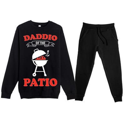 Daddio Of The Patio  Premium Crewneck Sweatsuit Set