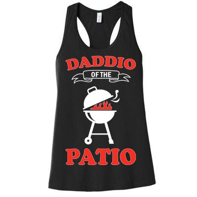 Daddio Of The Patio  Women's Racerback Tank