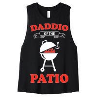 Daddio Of The Patio  Women's Racerback Cropped Tank