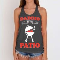 Daddio Of The Patio  Women's Knotted Racerback Tank