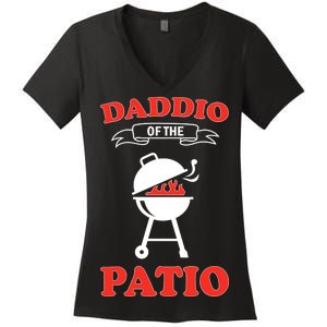 Daddio Of The Patio  Women's V-Neck T-Shirt