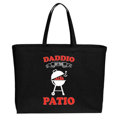 Daddio Of The Patio  Cotton Canvas Jumbo Tote