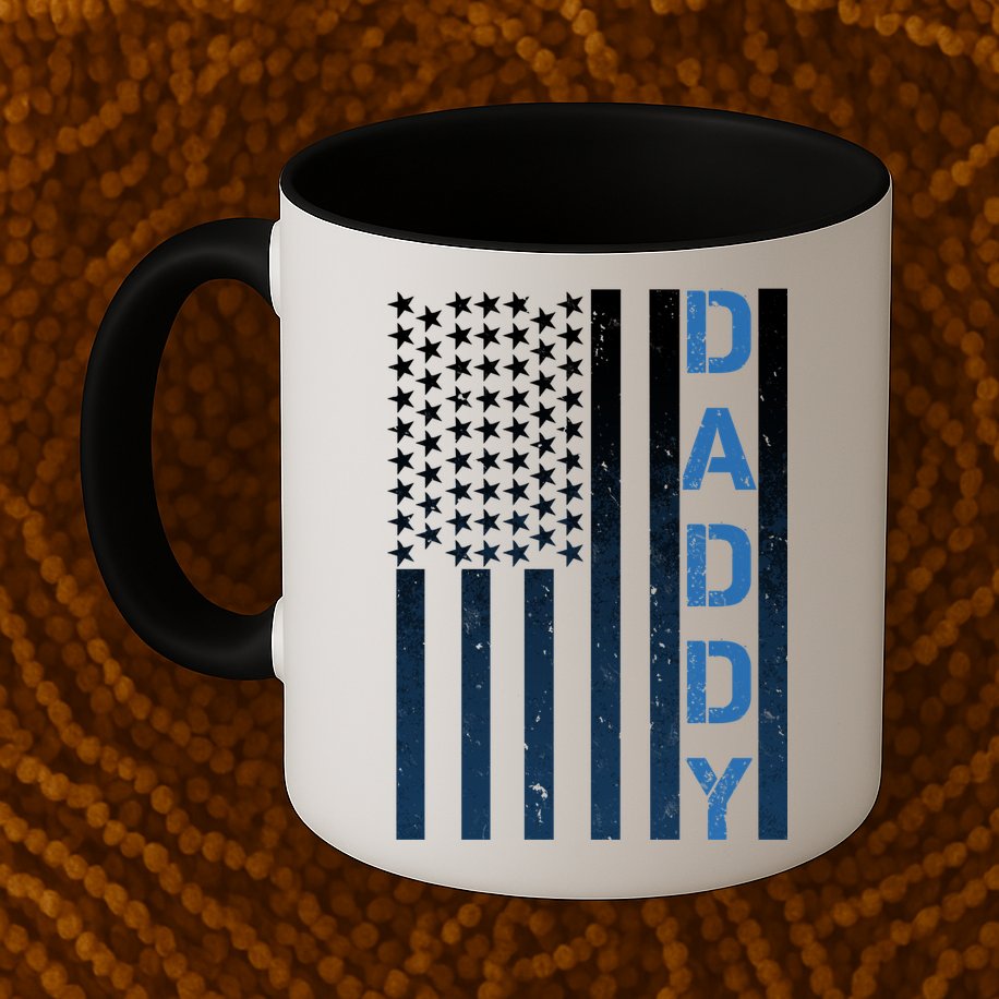 Daddy America Flag Mug