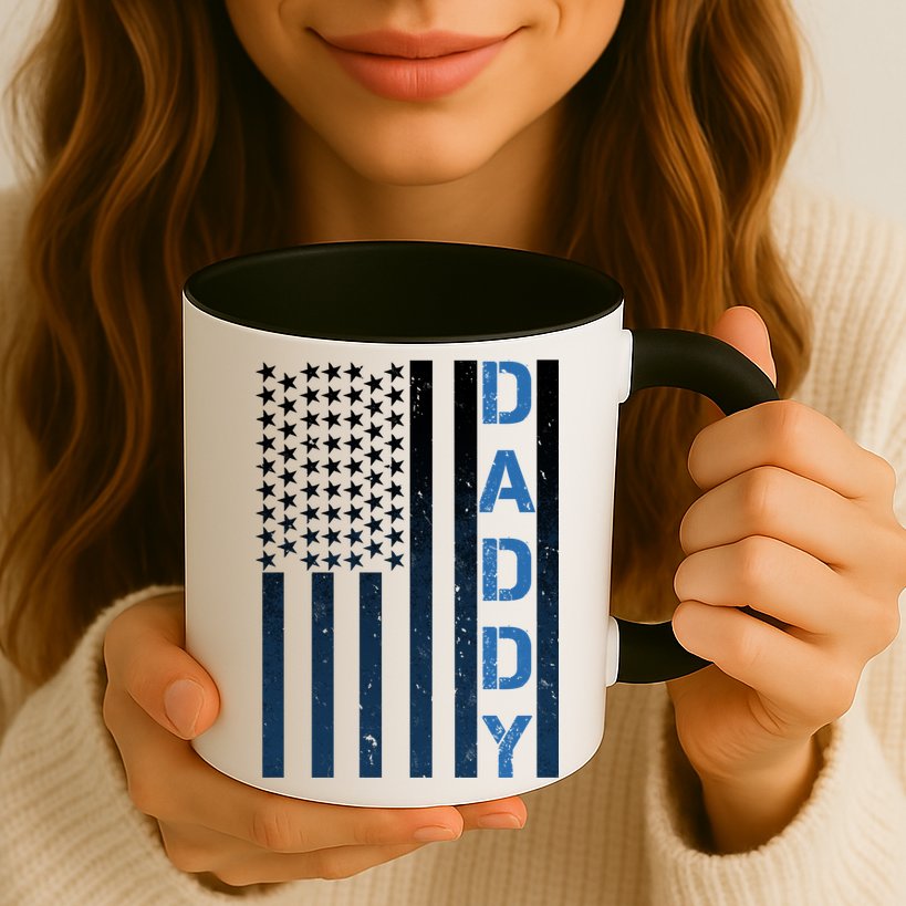 Daddy America Flag Mug