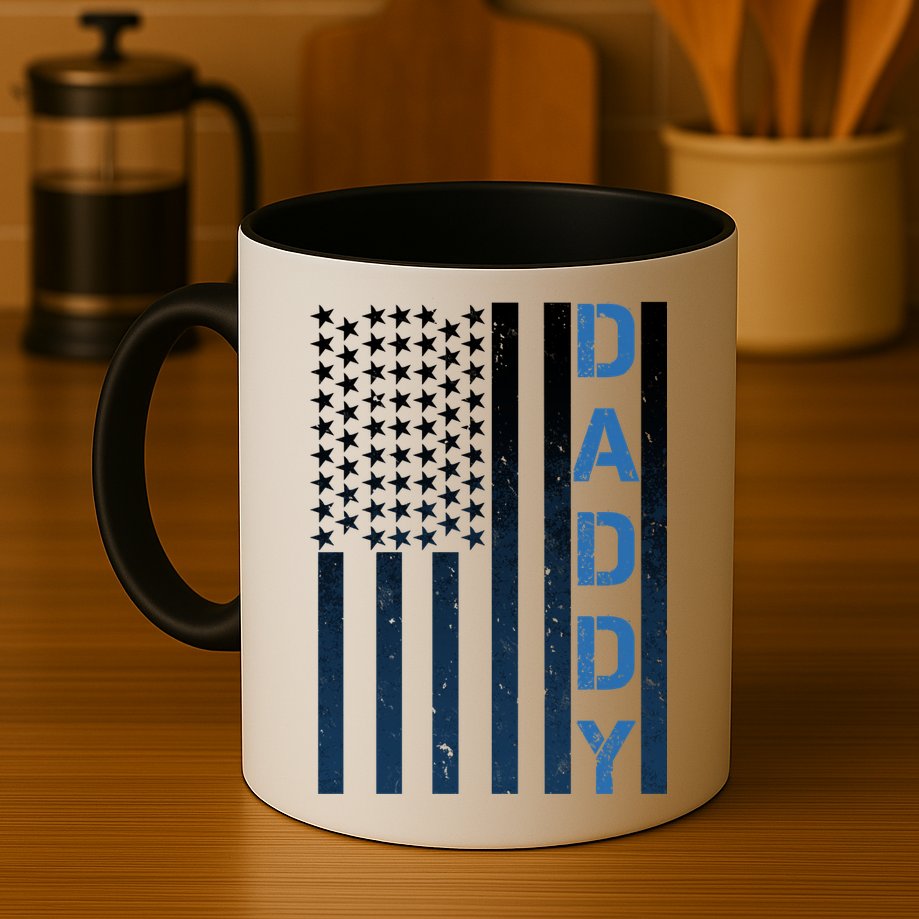 Daddy America Flag Mug
