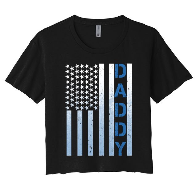 Daddy America Flag Crop Top