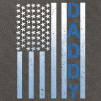 Daddy America Flag Cotton Canvas Backpack