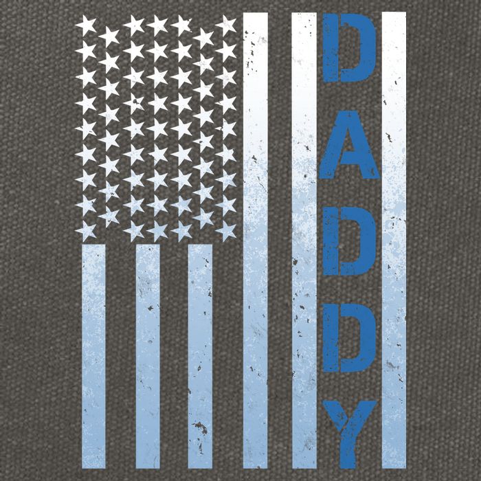 Daddy America Flag Cotton Canvas Backpack