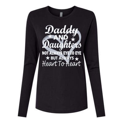 Daddy And Daughters Always Heart To Heart Womens Cotton Relaxed Long Sleeve T-Shirt